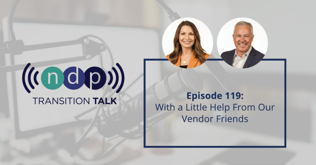 Transition Talk Episode 119 With a Little Help From Our Vendor Friends